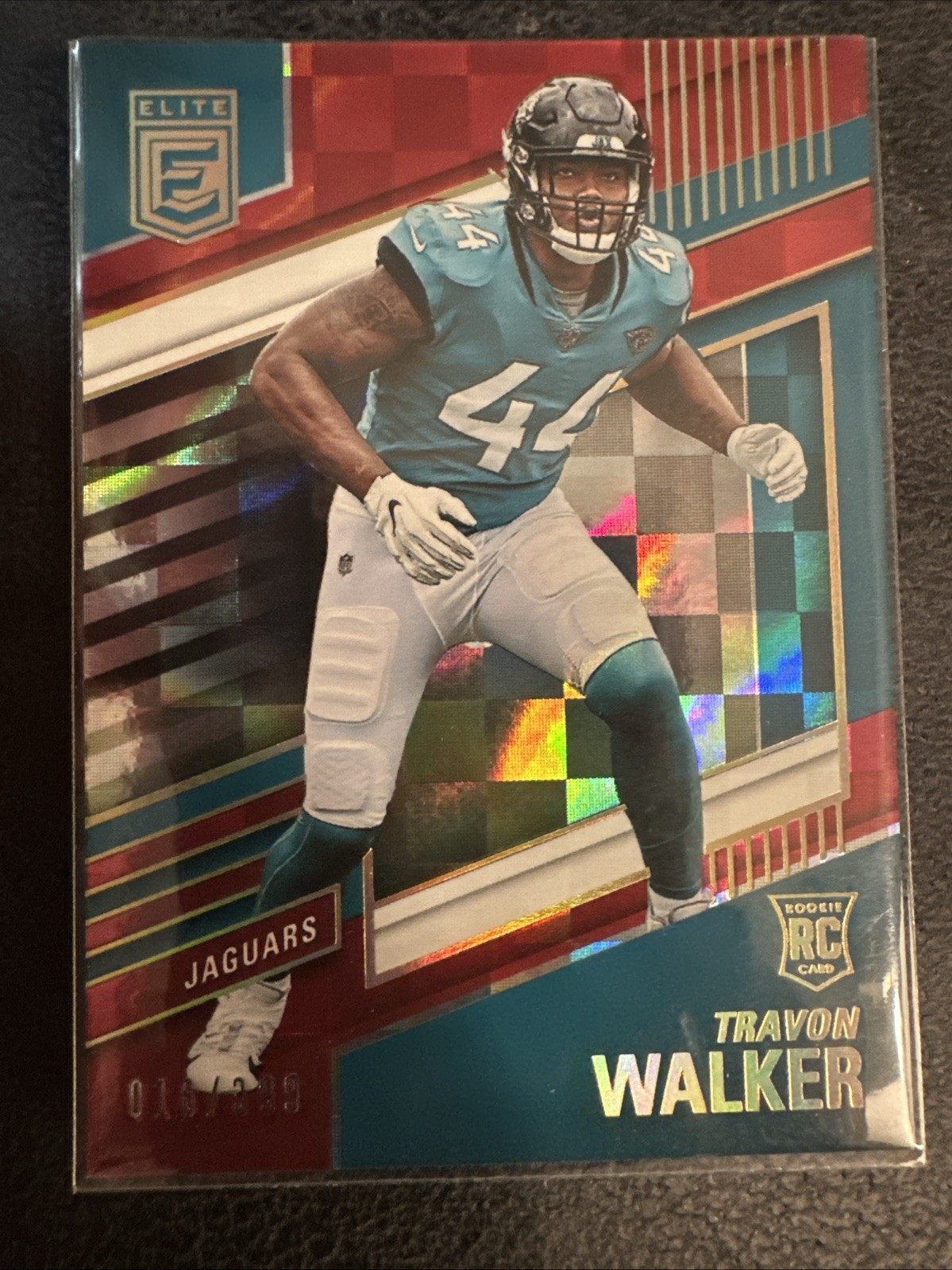 2022 Panini Donruss Elite - Rookies Travon Walker #151 Red /399 (RC)