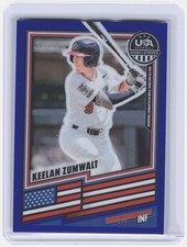 2026 Panini Stars and Stripes Prizm Keelan Zumwalt Blue 17/299