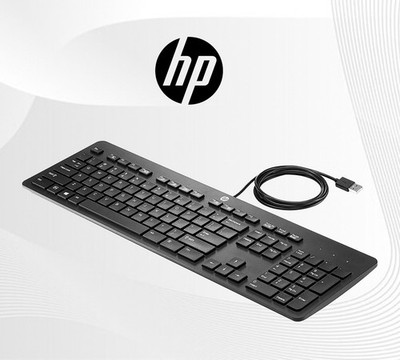 Genuine HP Slim Keyboard USB KBAR211 - NEW