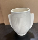 Roseville (?) Pottery 8" Matte White - Ivory Vase  642