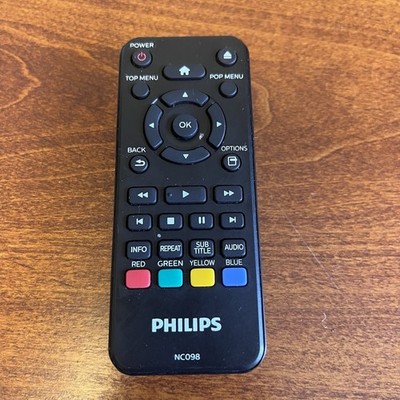 GENUINE PHILIPS NC098 BLU-RAY DVD PLAYER REMOTE CONTROL 