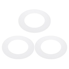 3Pcs 4.3" ID 6.7" OD Plastic Trim Ring Translucent Matte White Goof Rings