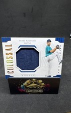 2019 Panini National Treasures - Rookie Colossal Materials Yusei Kikuchi #RCM-YK