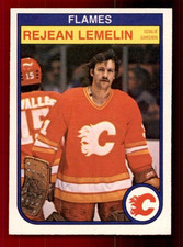1982-83 O-Pee-Chee #50 Rejean Lemelin NMMT