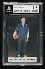 1985-86 Arizona Wildcats Police Lute Olson BGS 7.5 0q3