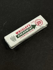 Vintage Wrigley's Spearmint Chewing Gum 25 Cents NOS Full Unopened Sealed