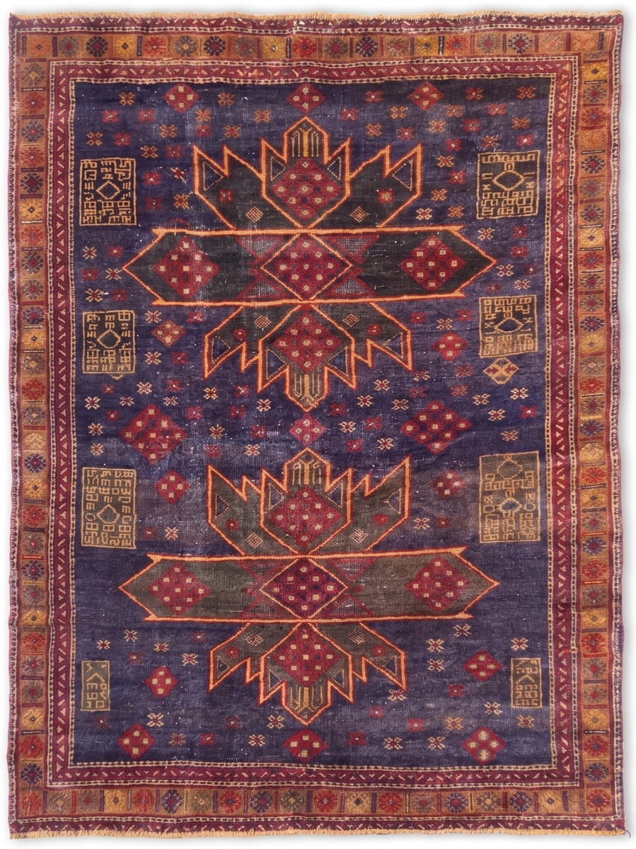 ✦Vintage Afghan Rug✦　190cm×98cm　ペルシャ絨毯 Afghan Antique Rugs & Carpets for sale | eBay