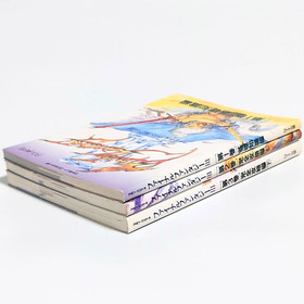 Lot 3 Final Fantasy 1 2 3 FF Guide Book Famicom NES Yoshitaka Amano Rare Japan