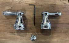 Delta H278 Leland Bathroom Sink Faucet Handles Chrome Brass