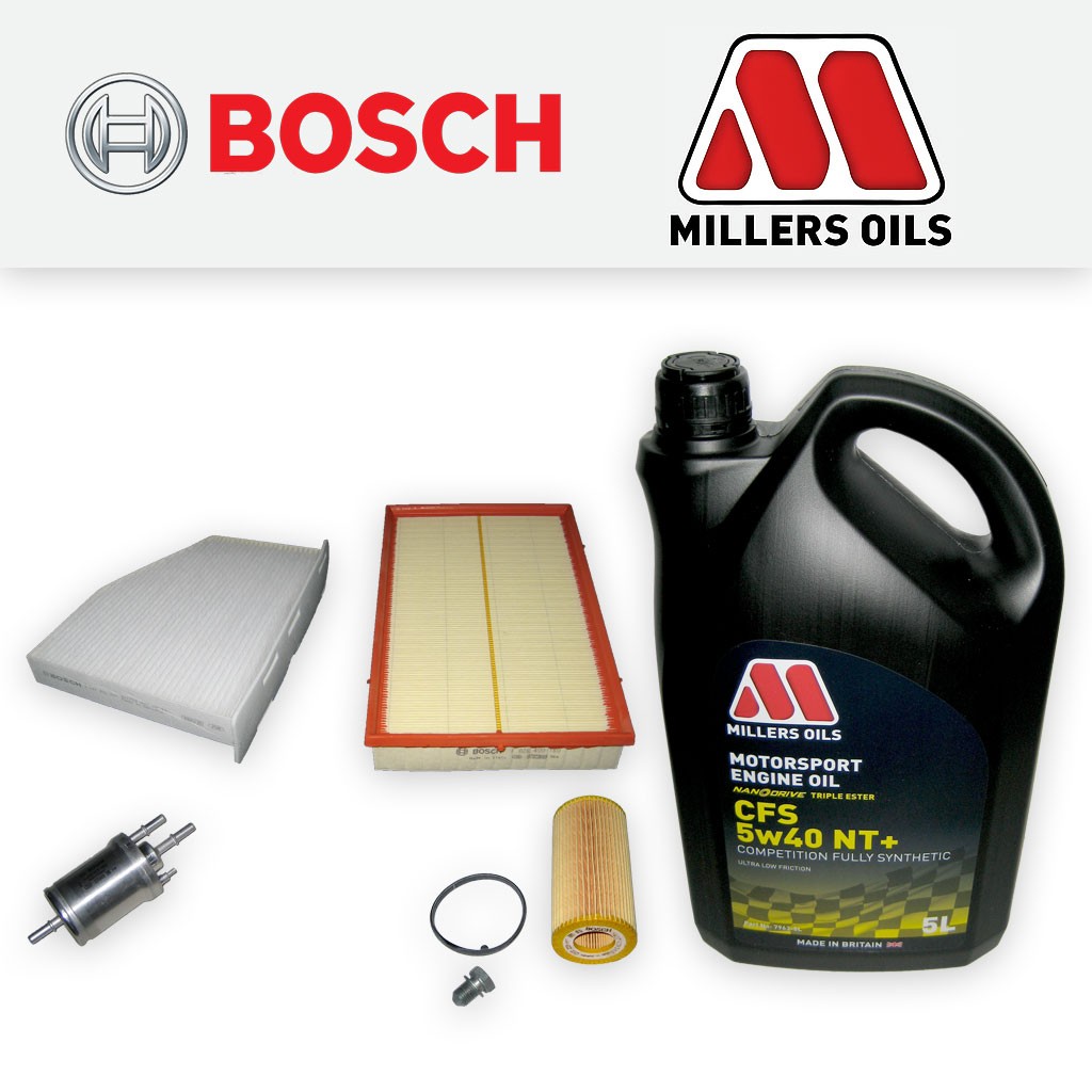 SERVICE KIT for AUDI TT (8J) TTS QUATTRO OIL AIR FUEL CABIN FILTERS +OIL (08-14)