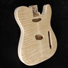 Corpo Telecaster Graal ~ 4 libbre ~ acero fiammato e 1 pezzo ontano ~ camerato