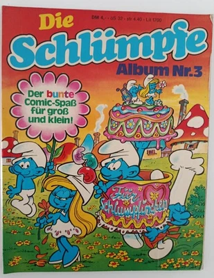 Die Schlümpfe Album Nr. 3 Comic Schlumpfinchen Gevacur 1980 Peyo Kauka Verlag - Bild 1 von 4