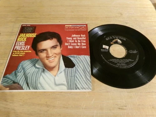 Elvis Presley 45EP - Jailhouse Rock - RCA Victor EPA-4114  w/cvr  No lines