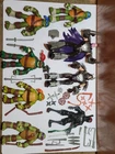 Viacom 2012/13 TMNT Teenage Mutant Ninja Turtles Action Figure Set Of 8 Weapons