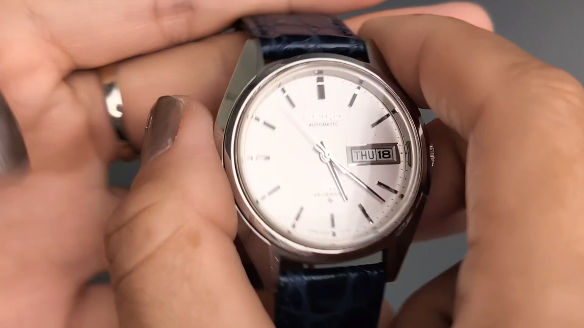 1974 Seiko Lord Matic LM 5606-7192 Silver Automatic Men's Watch