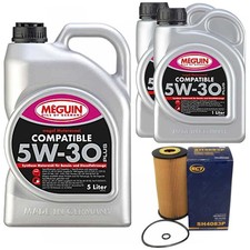 Motor&ouml;l Set SAE 5W-30 Plus Meguin 7 Liter + &Ouml;lfilter f&uuml;r Hyundai Santa FE KIA