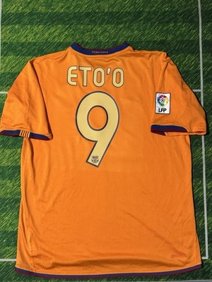 Authentic Eto o Barcelona Jersey 2006/2007 Shirt Soccer Football Top 