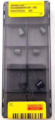 SANDVIK RCGX 060600T01020 650 RCGX24T0320 650