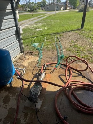 Pool Pebble Finish Spray Wand Kit with Dayton 1HP Booster Pump   Used for Exposi
