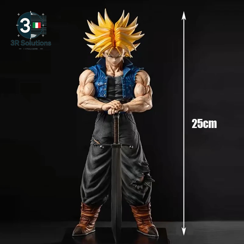 25 Cm/9.84 Pollici Anime Dragon Ball Z Trunks Figura Future Trunks Action Figure