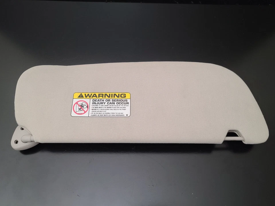Parasol izquierdo Dodge Ram 1994-2001 OEM pantalla izquierda gris lado del conductor Foto 2 de 3
