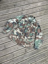 Vintage 1989 U.S. Army M-65 Jacket Mens Small Regular Woodland Camo Field Coat