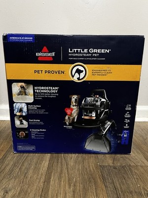 BISSELL Little Green HydroSteam Pet Portable Carpet & Upholstery Cleaner 36052
