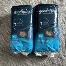 Goodnites Nighttime Underwear Fits Size XL 14-20 95-140 Pounds Bundle Lot