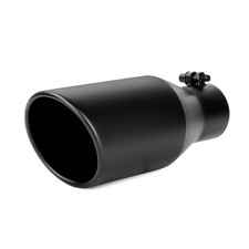 3 Inlet Exhaust Tip 5 Outlet 12 Length Stainless Steel Black Finish Univ