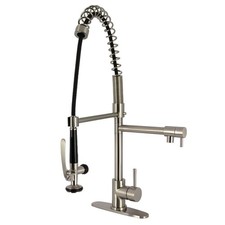 Kingston Brass LS850.DL Concord 1.8 GPM Single Hole Pre-Rinse Kitchen