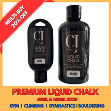 Liquid Chalk Gym 250ml 50ml Grip Weightlifting Climbing Bouldering Gymnastics