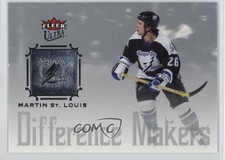 2005-06 Fleer Ultra Difference Makers Martin St Louis #DM10 HOF 0bo9