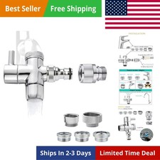 Faucet Aerator to Garden Hose Diverter 5 adapters  Quick Connector