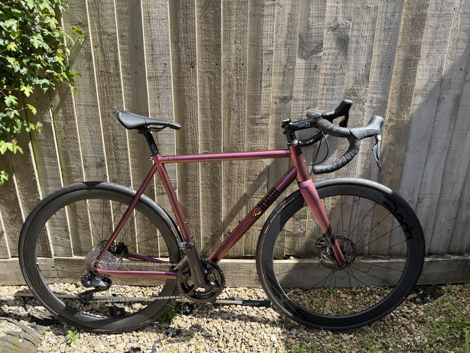 Cinelli Nemo Tig 54cm (Medium) Pink/Gold Road Bike Ultegra Di2 2024