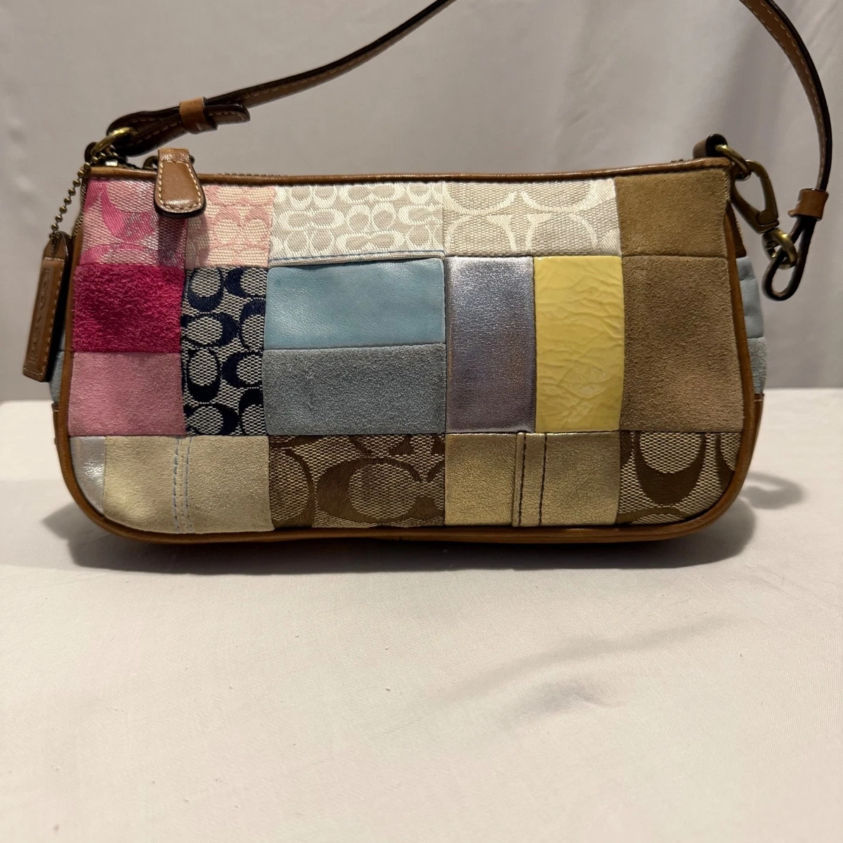 Coach Patchwork Shoulder Bag Exterior Bags & Handbags for Women