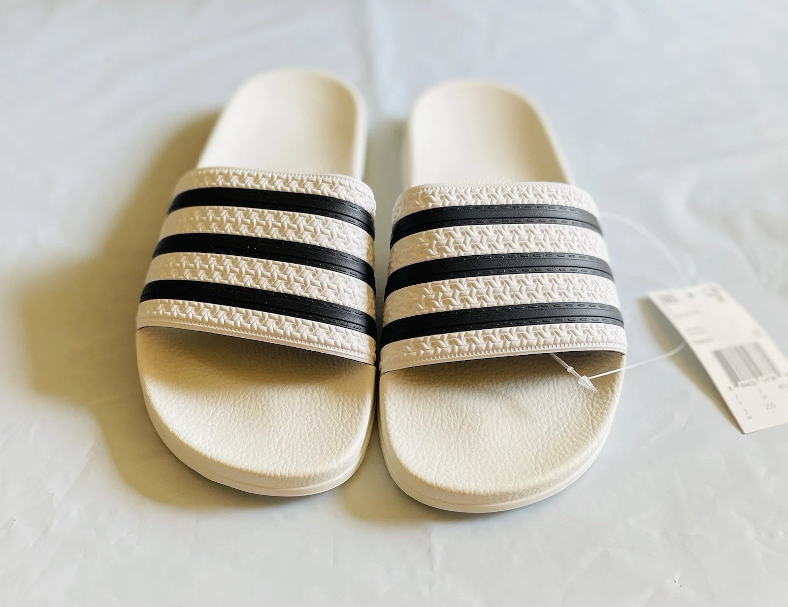 Adidas Adilette Scivolo Uomo Bianco Tg 9