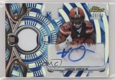 2015 Topps Finest Rookie Diamond Refractor 59/60 Vince Mayle Patch Auto w3h