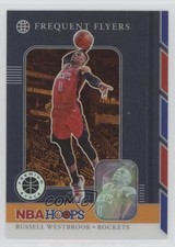 2019 Panini NBA Hoops Premium Stock Frequent Flyers Orange Russell Westbrook oh4