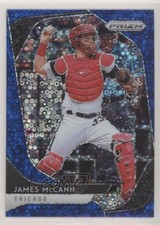 2020 Panini Prizm Tier III Quick Pitch Blue Donut Circle /199 James McCann 2b2