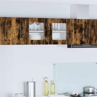 Wandglas-Schrank Porto GeräUcherte Eiche 80 X 31 X 40 Cm