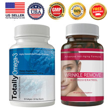 Omega- 3 Fish Oil Cardiovascular Health  Wrinkle Remove Anti-aging Supplements