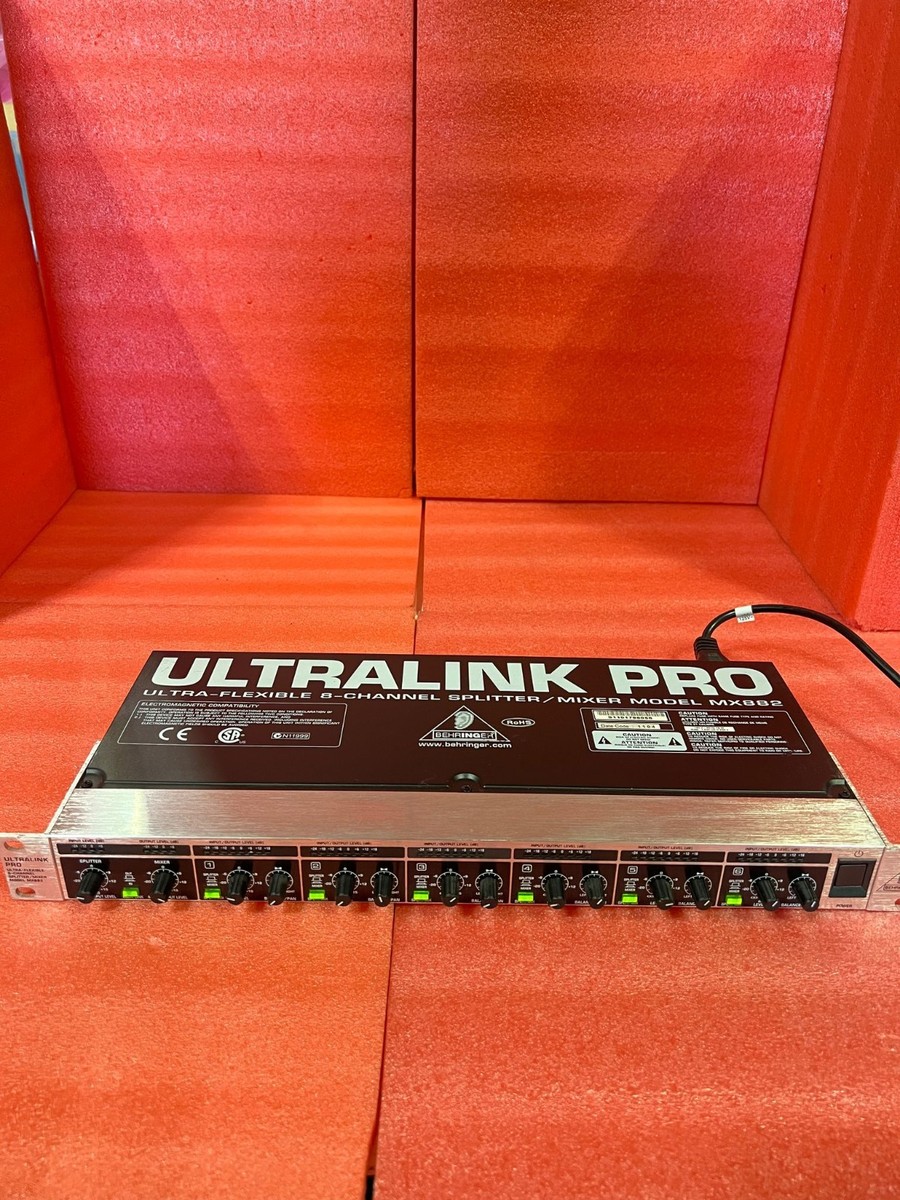Behringer Ultralink Pro MX882 Microphone Mixer/Splitter | eBay Behringer Ultralink Pro MX882 Microphone Mixer/Splitter | eBay