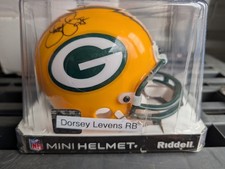 Dorsey Levens Green Bay Packers autographed signed Mini Helmet JSA Coa