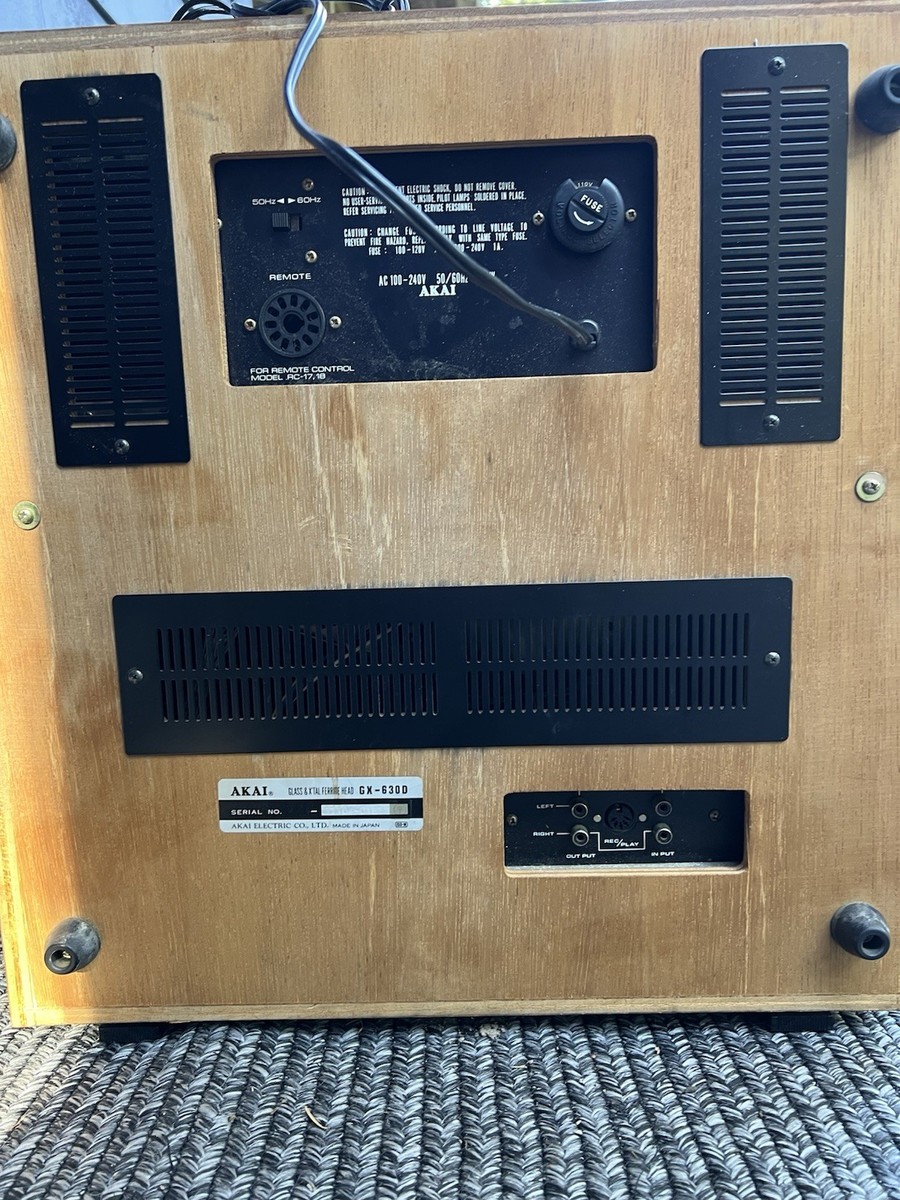 Akai GX-630D Reel To Reel Recorder | eBay