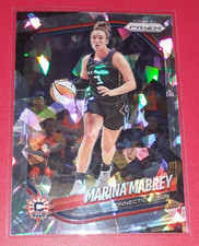 Panini Prizm 2025 WNBA-Card #18/Marina Mabrey/Connecticut Sun-CRACKED ICE PRIZM!