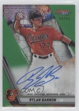 2019 Bowman's Best Auto Green Refractor 54/99 Rylan Bannon #B19-RB Auto 3c2