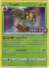 Flapple (SWSH022) (Prerelease Promo) Sword & Shield: Black Star Promos​ - Near M on eBay