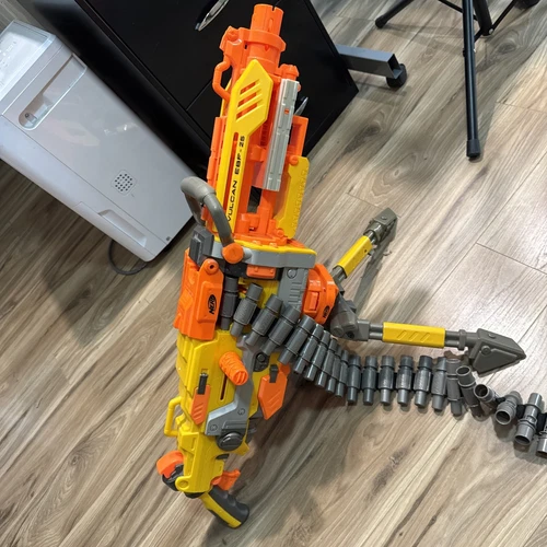 Nerf 25264 N-Strike Vulcan EBF-25 Dart Blaster Excellent Condition Tested