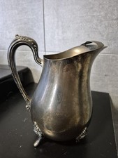 Antique Silver Plated Table Cream Milk Jug Vintage