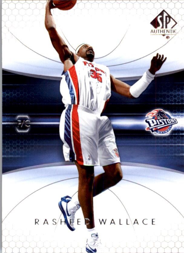 2004-05 SP Authentic #24 Rasheed Wallace - BSK